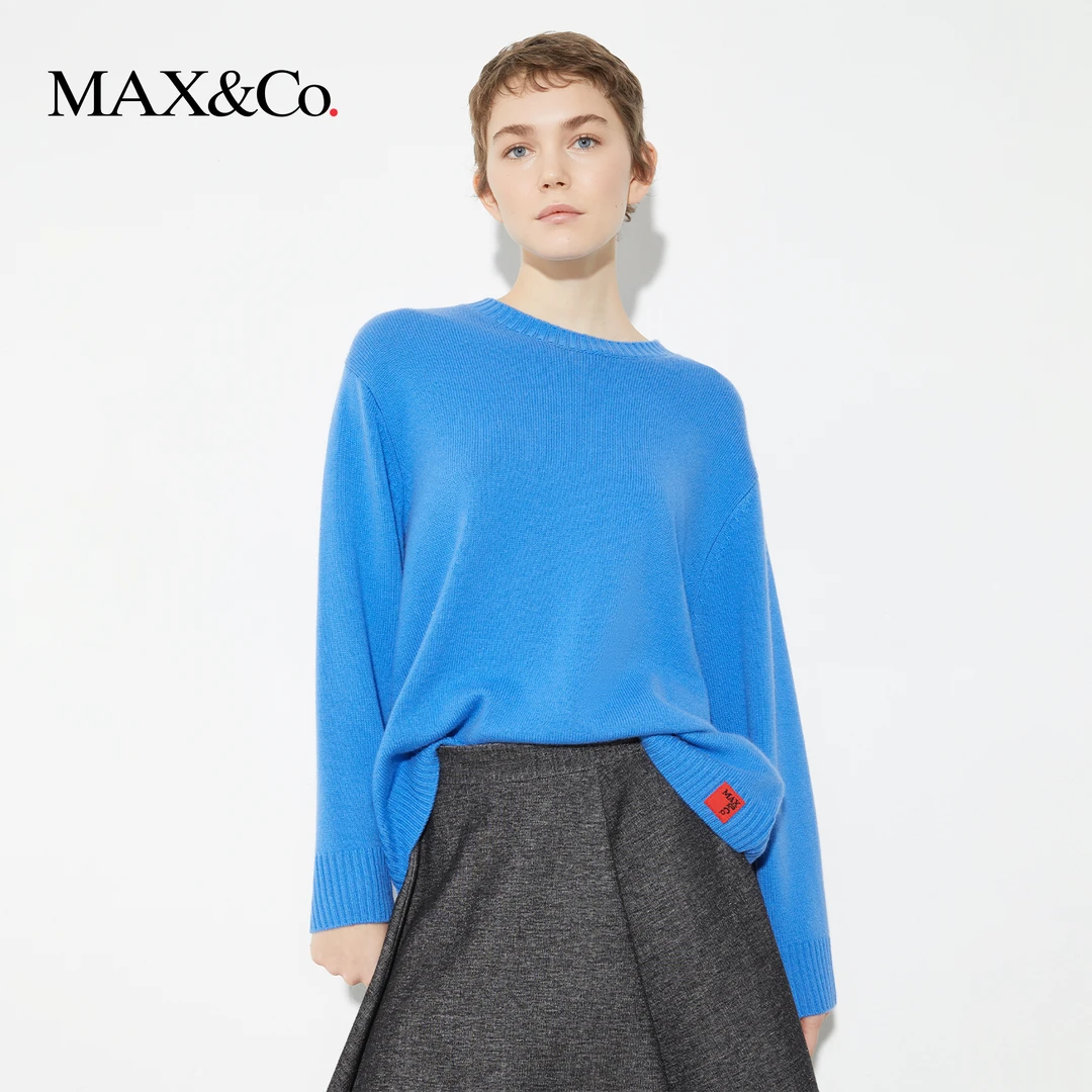 【2025秋冬新品】MAX&Co.秋冬羊毛羊绒混纺套头衫6366015402
