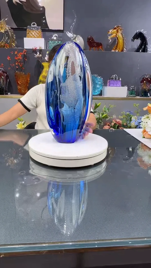 琉璃水晶琉璃摆件1个