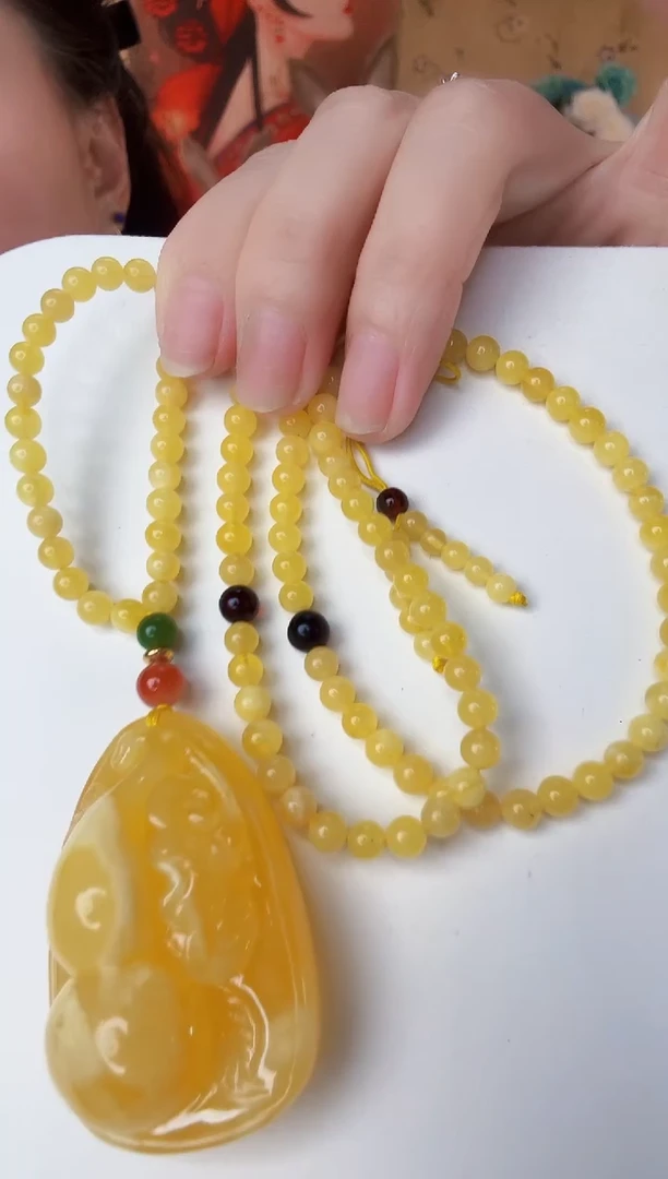 未镶嵌颈饰蜜蜡蜜蜡吊坠1832