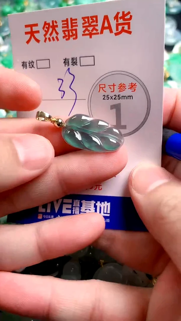翡翠未镶嵌颈饰23000036