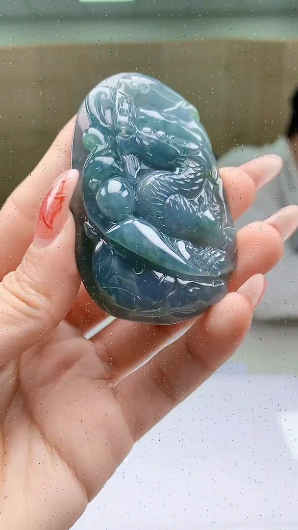 【闪购商品】定制翡翠未镶嵌5028ty-毛货挂件72