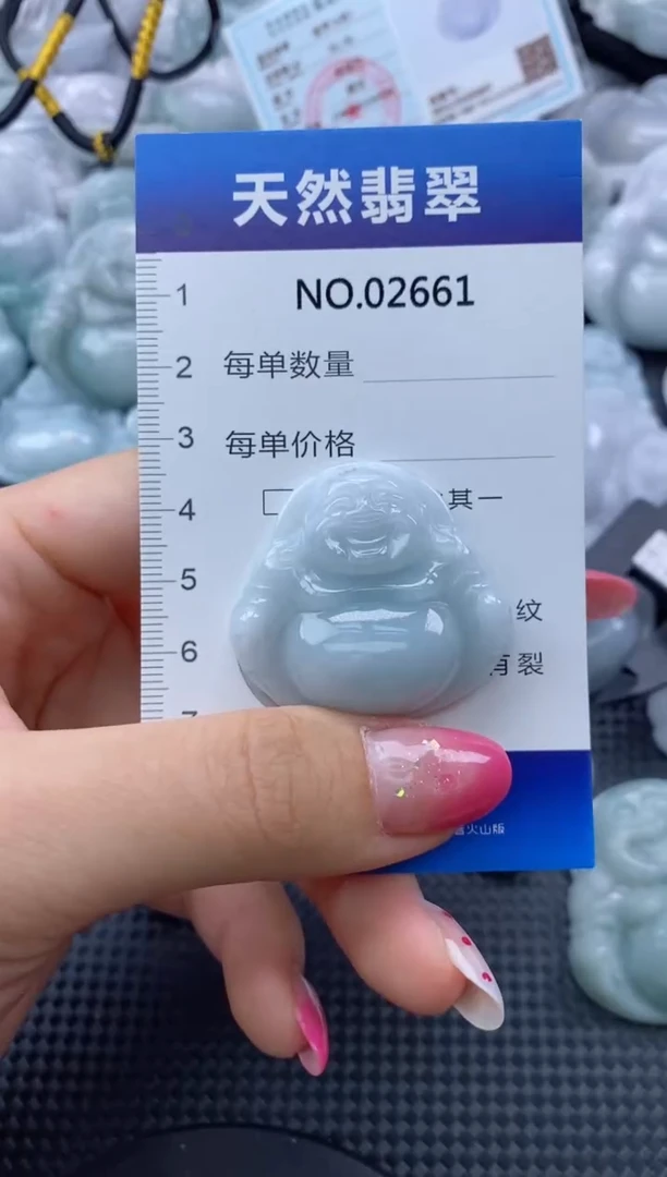 翡翠未镶嵌颈饰缅甸A货翡翠02661