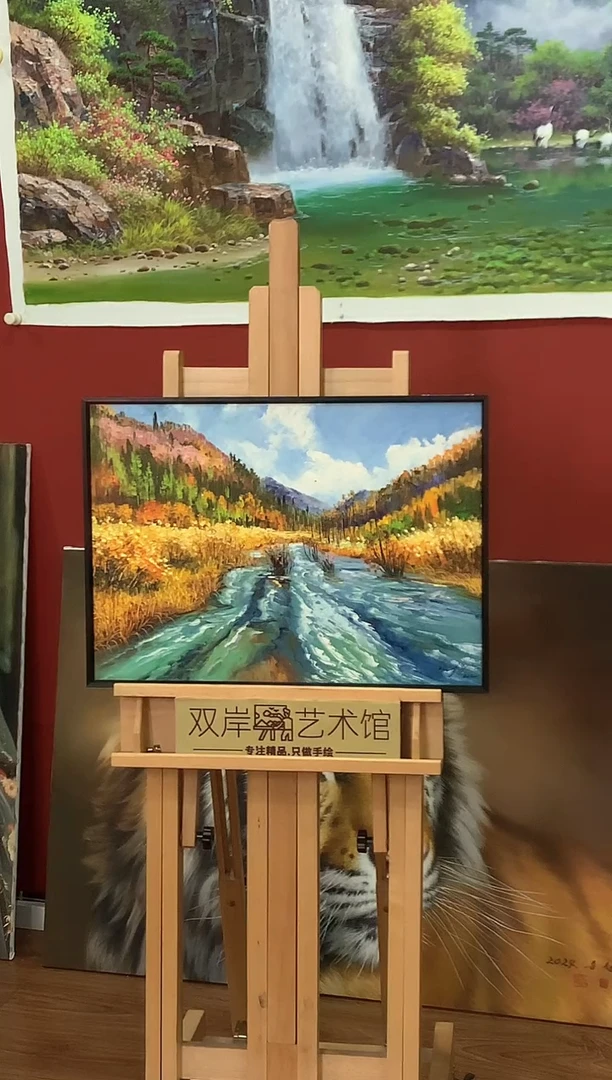 油画【32号】朝鲜原创手绘油画【Ⅰ级画家丨孤品佳作】