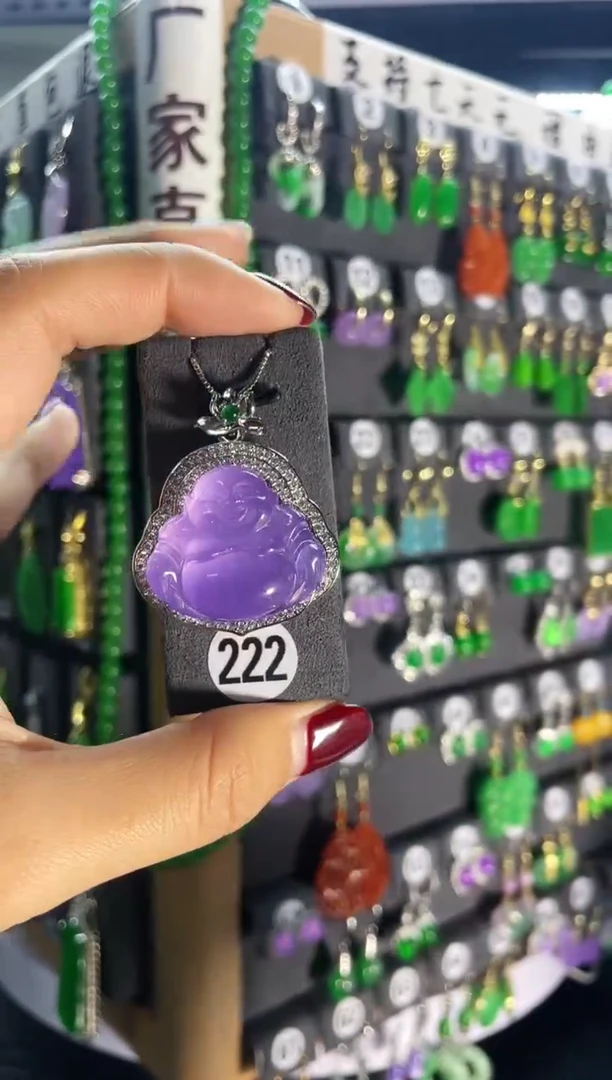 【闪购商品】翡翠耳饰银S925镶嵌222..