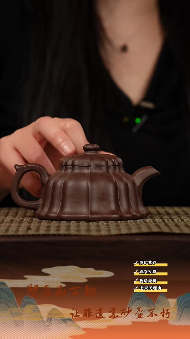 茶壶紫砂爱****员宜兴紫砂茶壶玲花