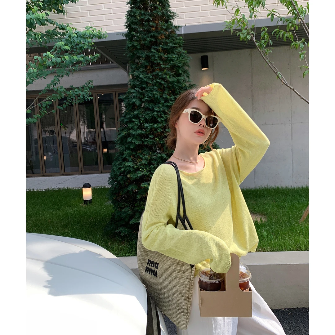 小山羊绒| 【不可机洗】康赛妮 宽松套头女新款慵懒时尚上衣