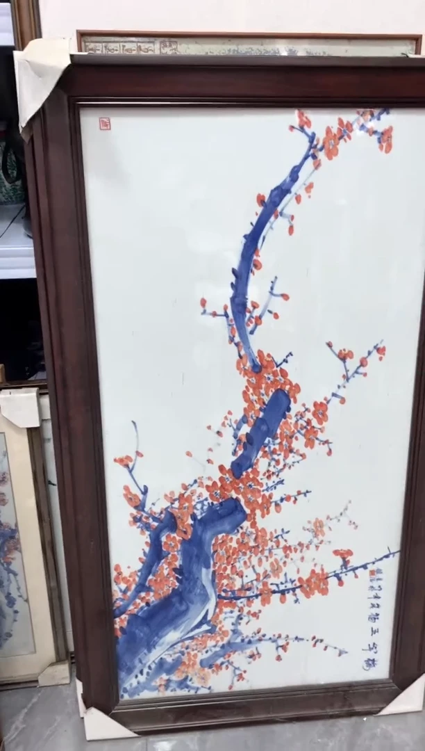 吴义松陶瓷联盟手绘陶瓷编号：