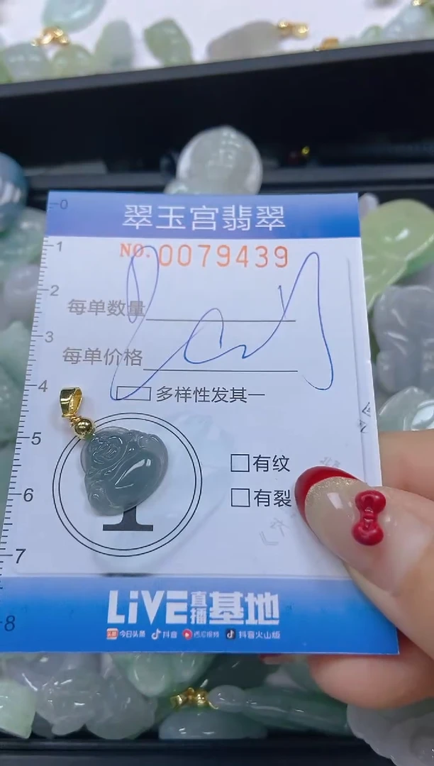 【闪购商品】翡翠颈饰未镶嵌闪购0079439多样性发其一