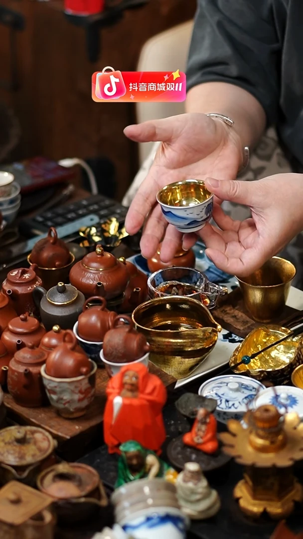 闪购53 茶杯九谷功夫茶道具