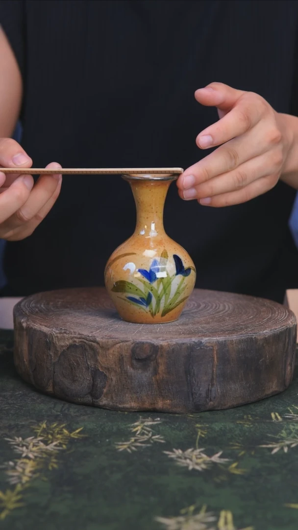 花瓶4景德镇高温釉下彩陶瓷