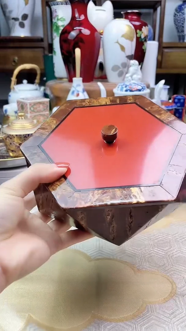 【闪购商品】盘日产樱皮实木罐