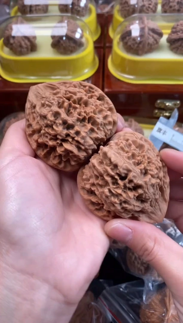 把件文玩核桃官帽52尺s856