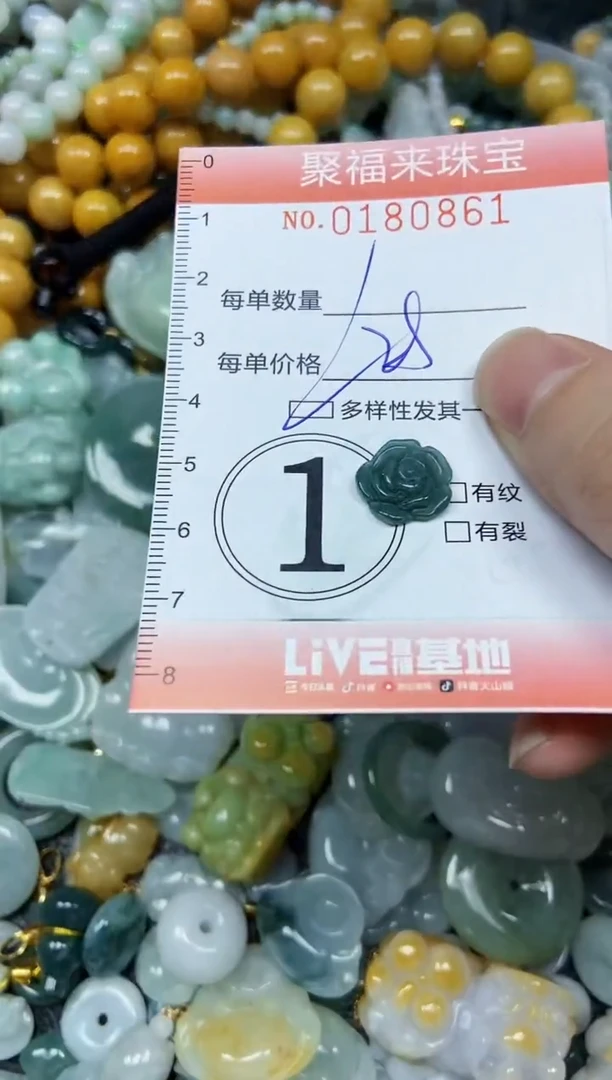 翡翠未镶嵌颈饰闪购0180861多样性发其一