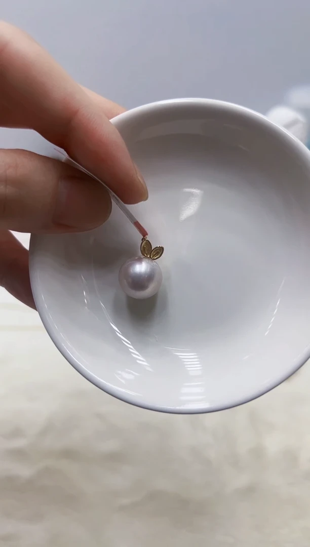 银S925镶嵌淡水珍珠DA吊坠12@@bd151