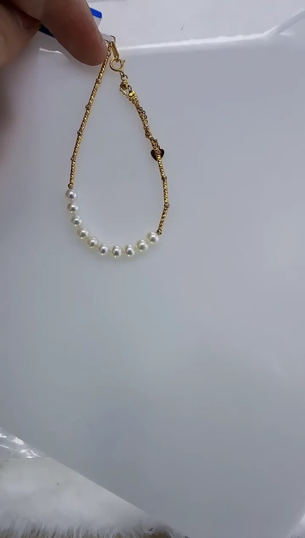 未镶嵌淡水珍珠DA珍珠手链  y123