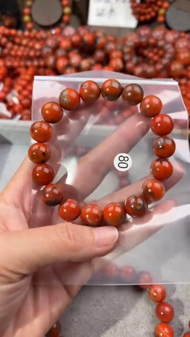 南红玛瑙手串未镶嵌12+