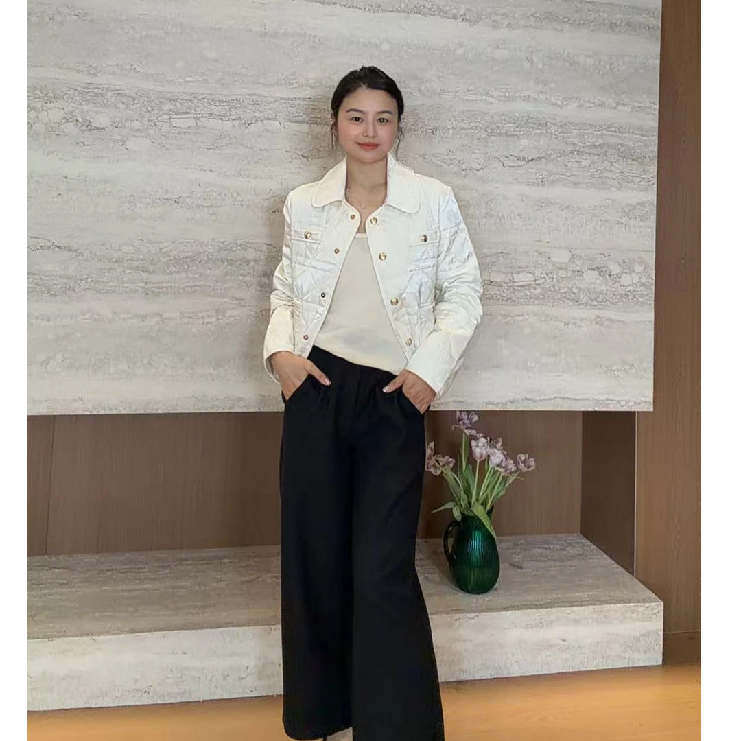 TANTAN 气质时尚轻奢秋冬保暖棉服短款外套3397