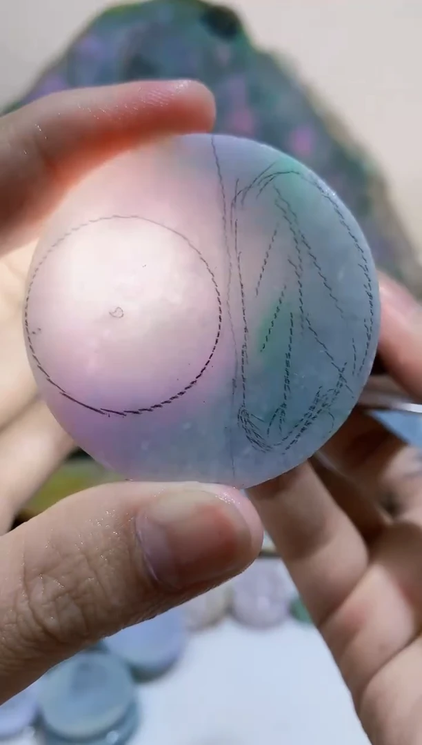 裸石翡翠0蒙0翡翠珠宝723