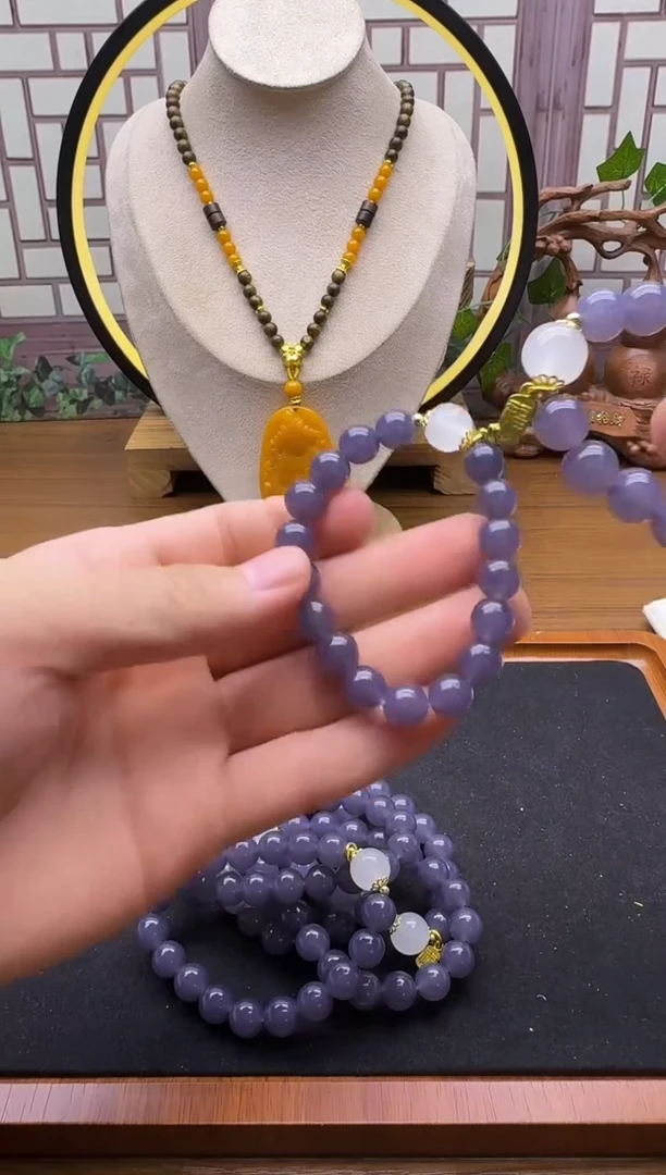 14K金镶嵌手链和田玉YC06