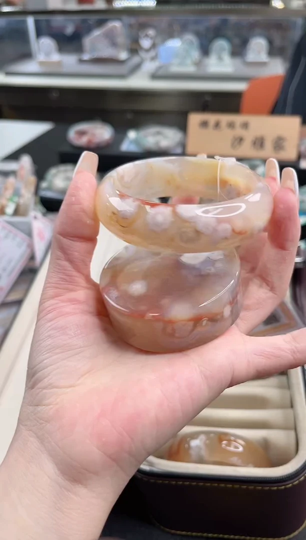未镶嵌手镯石英质玉61圈口（赠品镯心）6456291