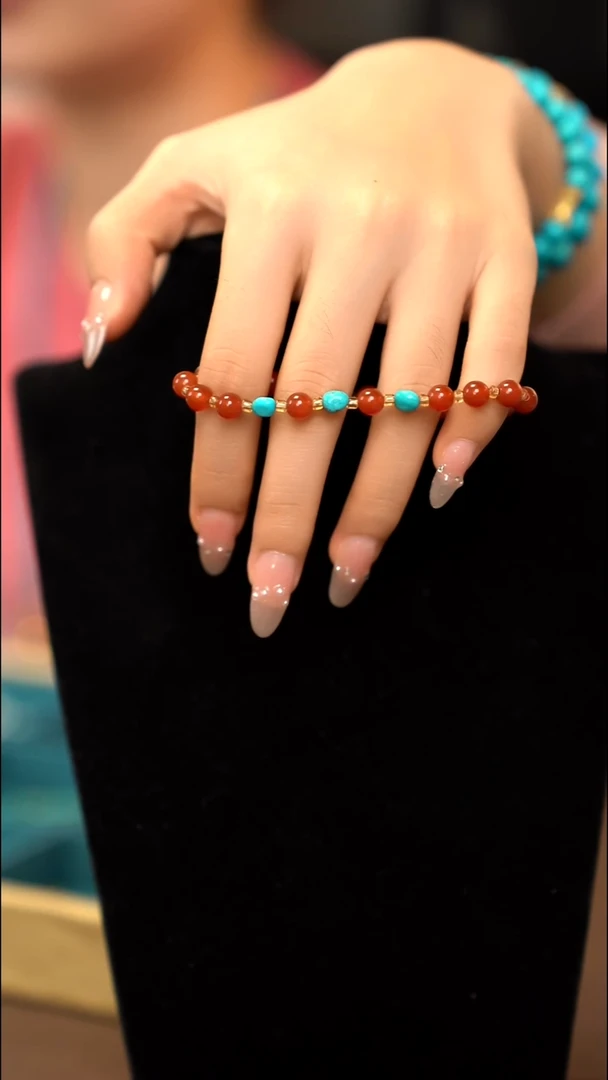 合金手链玛瑙/玉髓XZ0634BZ -69