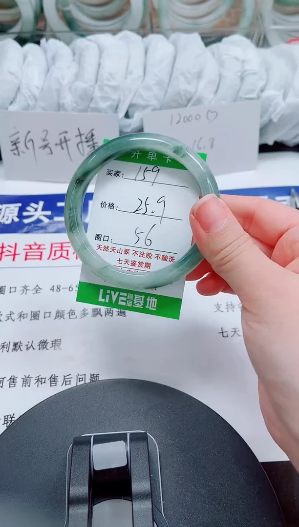 未镶嵌手镯石英质玉159-55/56