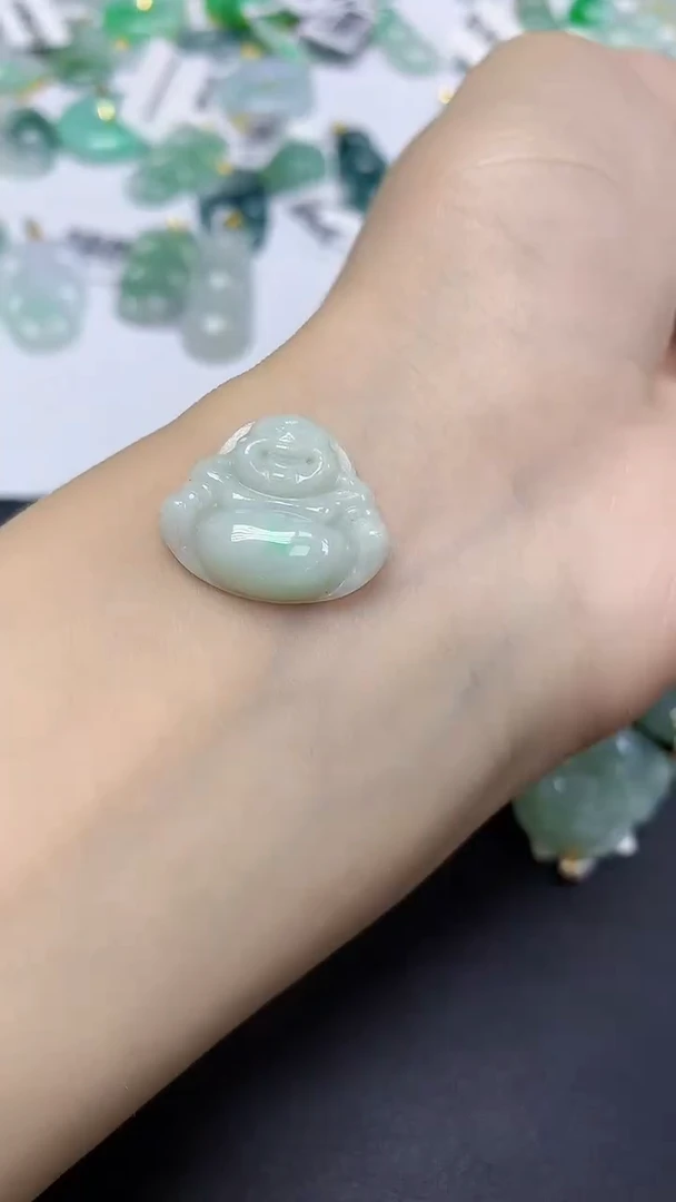 翡翠未镶嵌颈饰天然缅甸翡翠A货