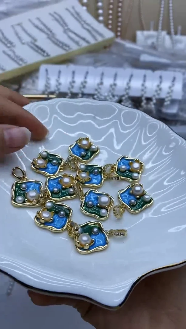 吊坠(不含链)未镶嵌淡水珍珠吊坠多样性发其一