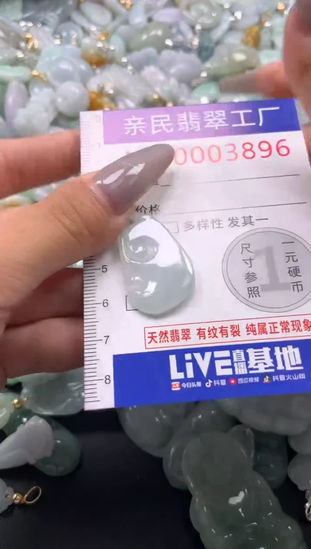 颈饰未镶嵌翡翠3896