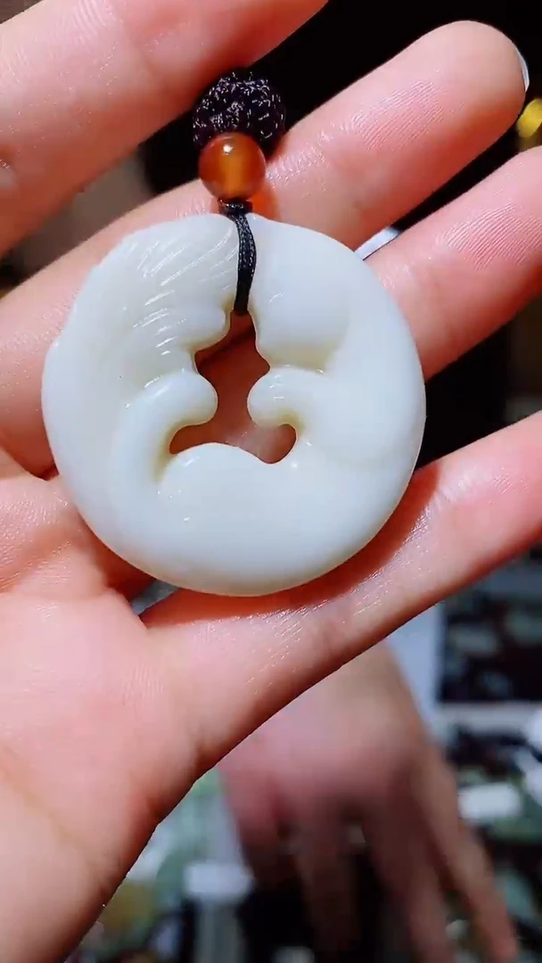 和田玉未镶嵌挂件1