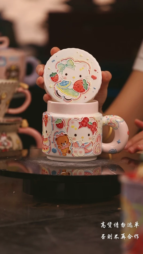 陶瓷景德镇可爱设计师款陶瓷