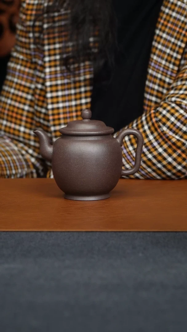 【闪购商品】紫砂茶壶宝瓶宫灯古法手磨泥210cc