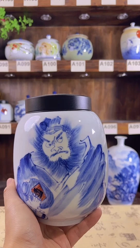 狐*迎君陶瓷纯手工手绘