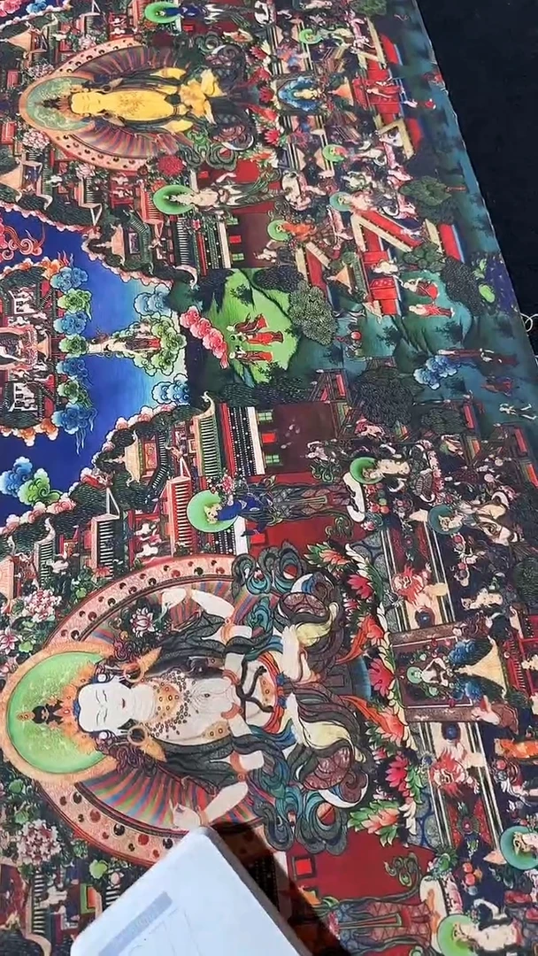 卷轴画藏式珍藏彩绘艺术馆78