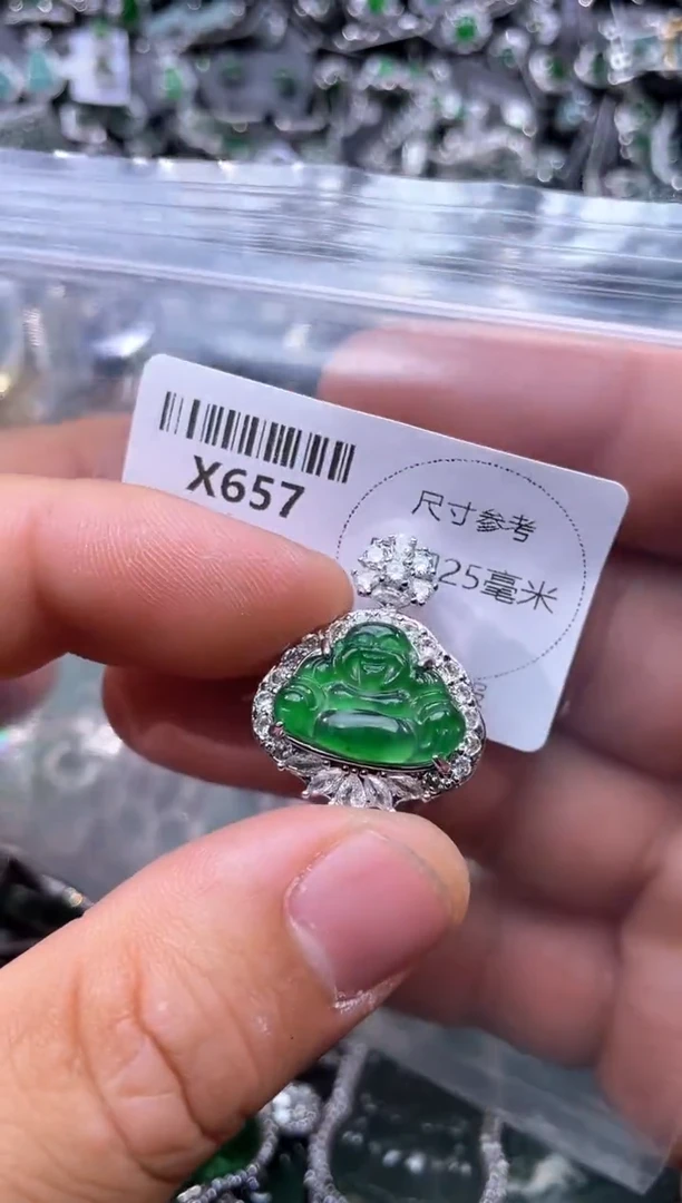 【闪购商品】翡翠颈饰未镶嵌X657吊坠