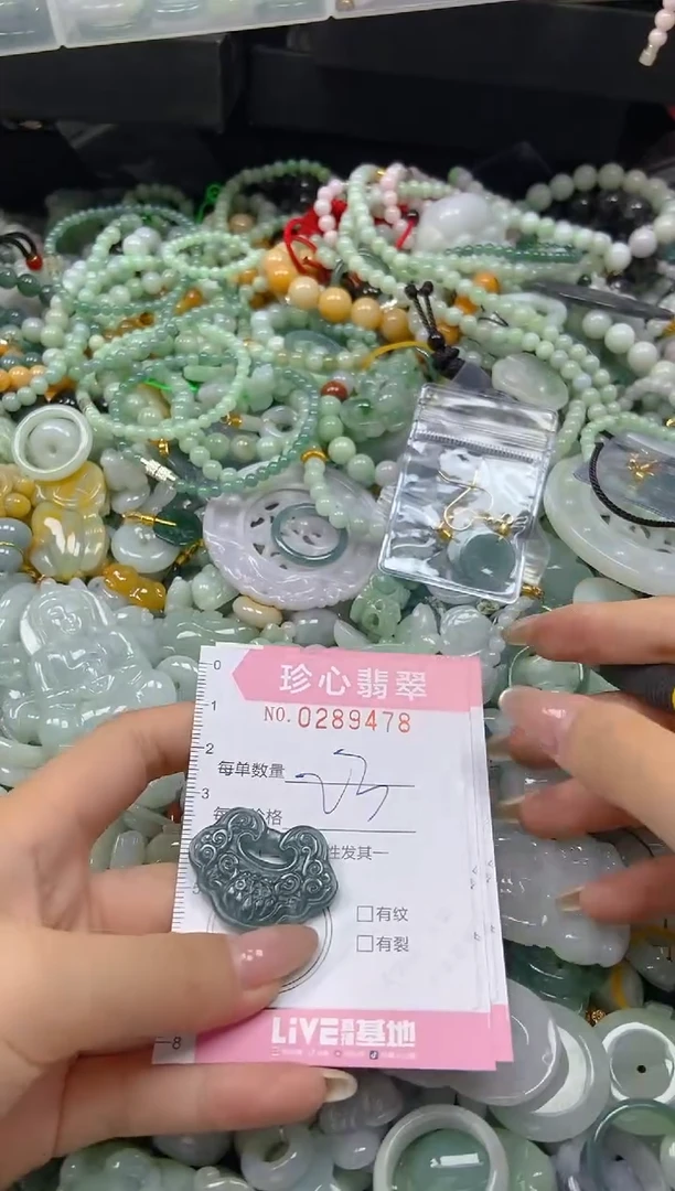 翡翠未镶嵌颈饰闪购0289478