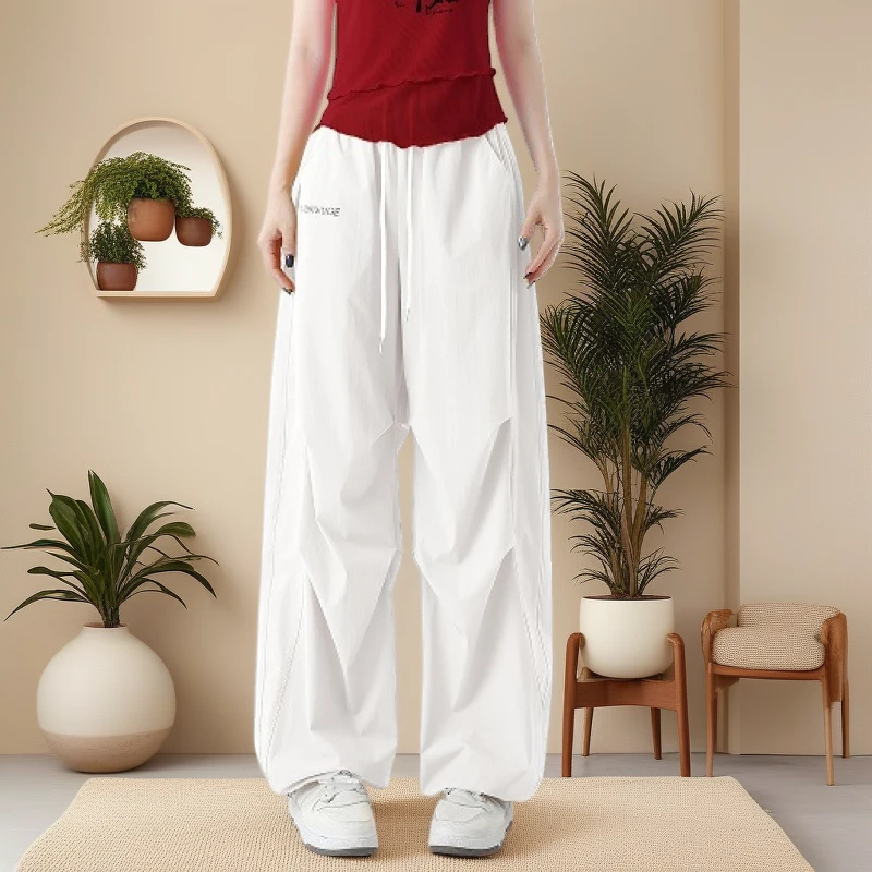 夏新款薄款网红裤子伞兵舞裤透气速干弹力运动健身操鬼步舞跳舞裤