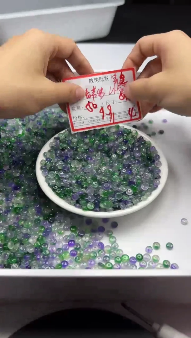 未镶嵌颈饰玛瑙/玉髓w1935春带彩算盘5*2mm*50颗