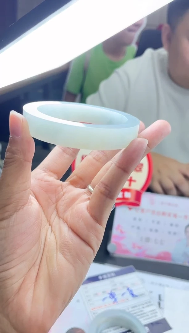 未镶嵌手镯定制翡翠正圈AJC46SZ-DZS