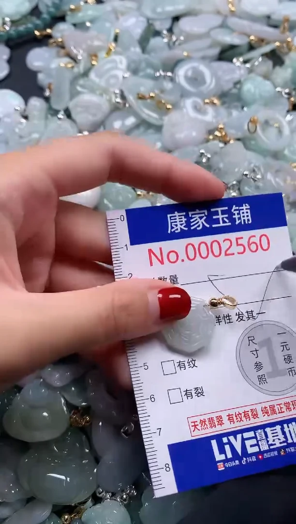 翡翠未镶嵌吊坠(不含链)2560