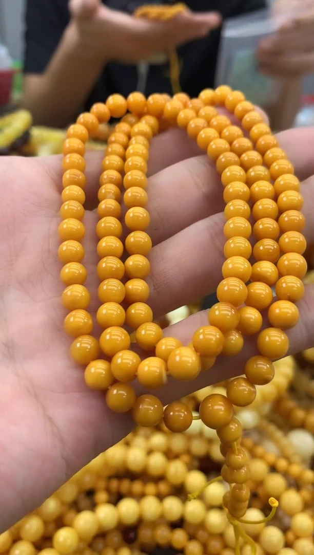 裸石蜜蜡未镶嵌链子