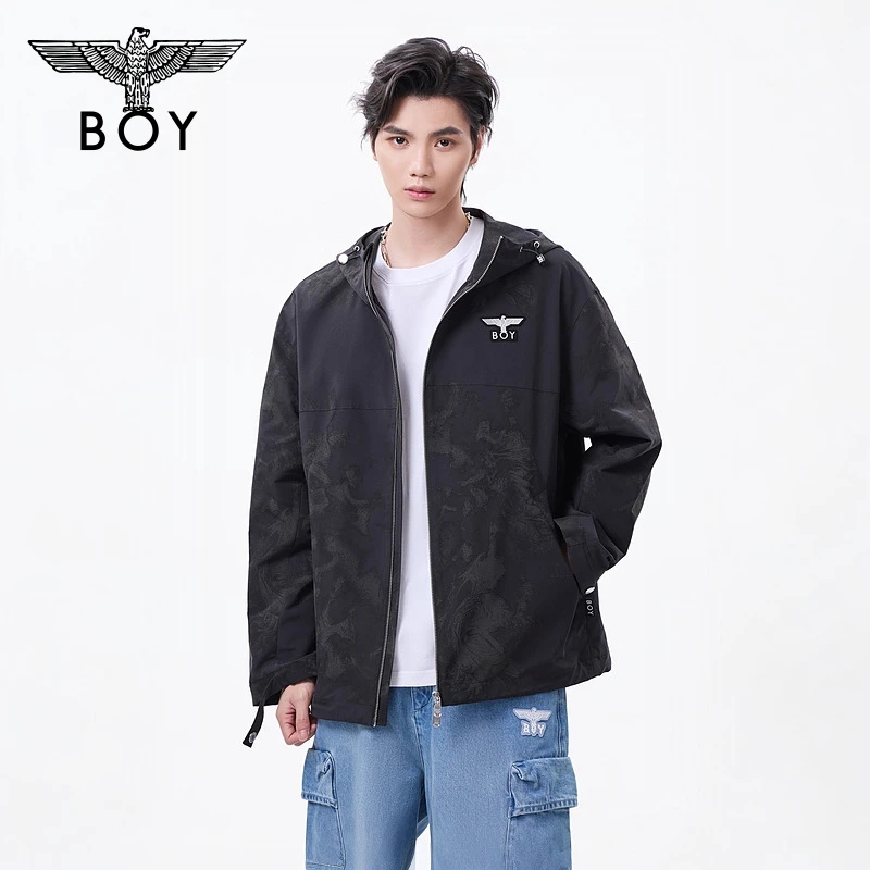 【混沌纪元】BOYLONDON25情侣款朋克休闲潮牌机车外套短款N23022