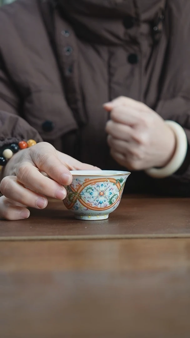 【闪购商品】杯景德镇手工粉彩杯