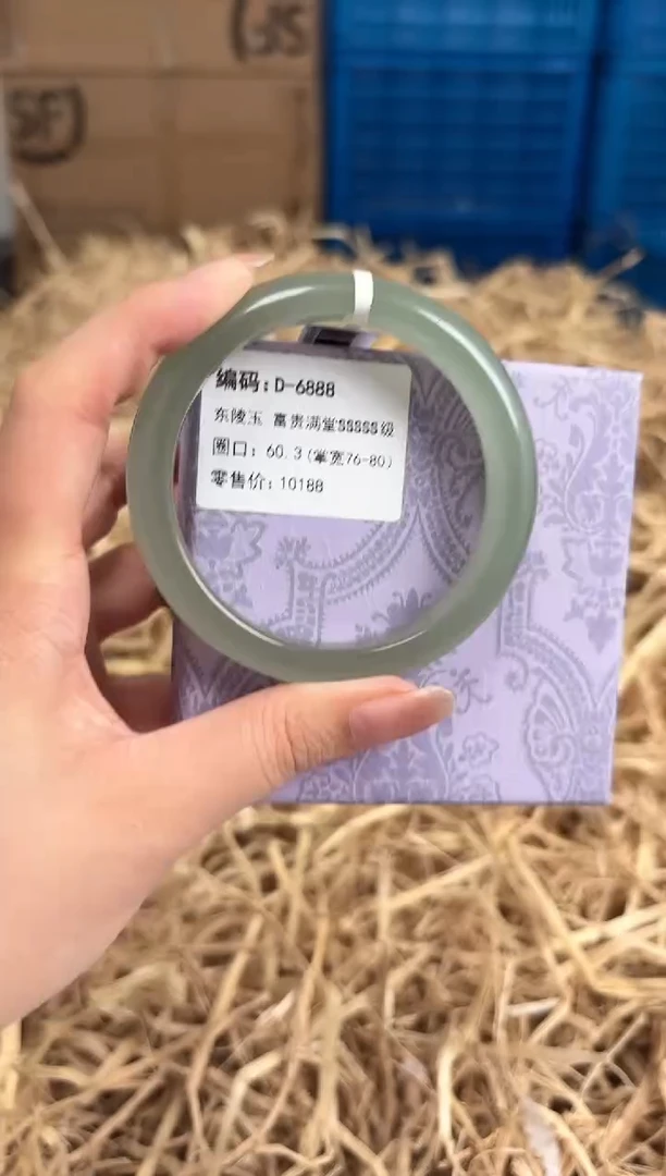 未镶嵌手镯石英质玉D-6888