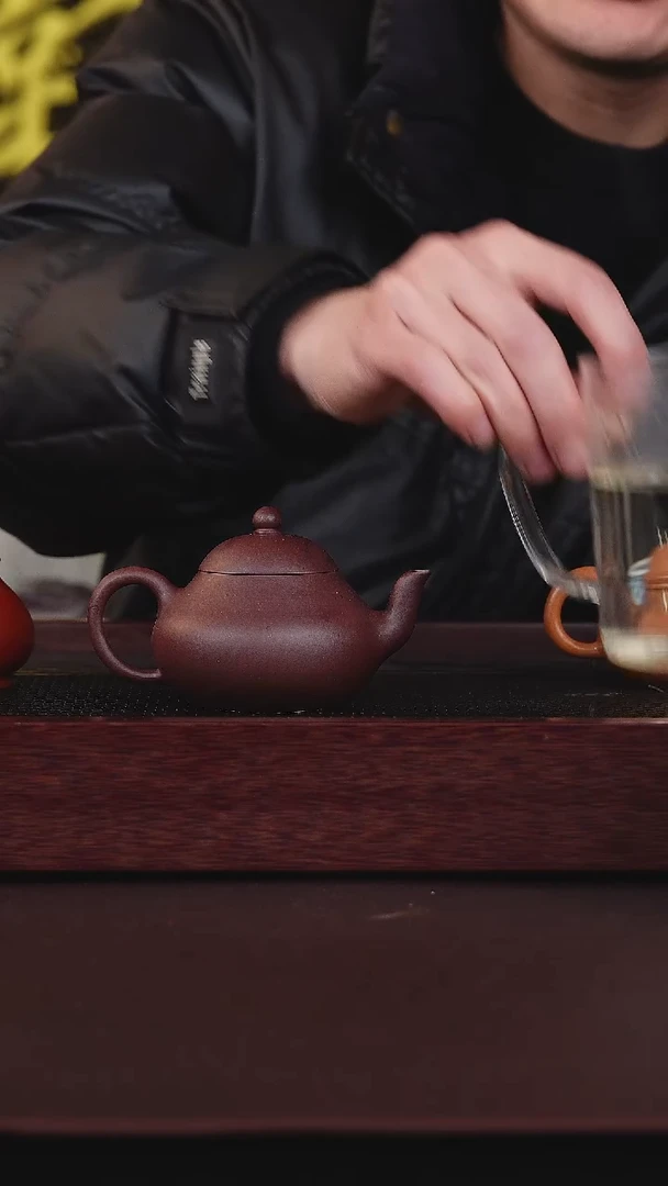 【闪购商品】紫砂茶壶半手工·梨形·170cc