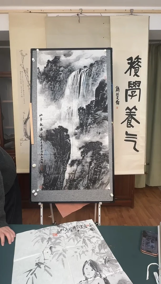 国画庆*门老师手写手绘作品