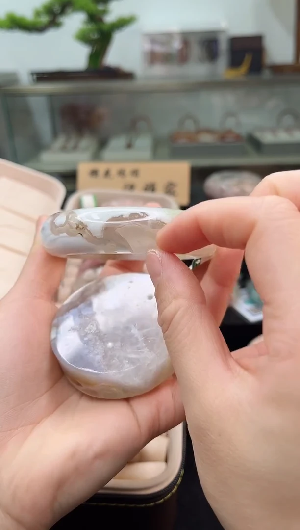 未镶嵌手镯石英质玉61圈口（赠品镯心）6362154