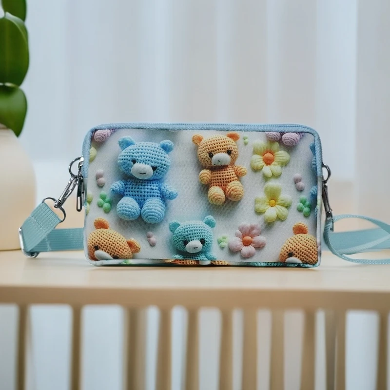 手机包多口袋款可调节防水手机包单肩斜跨包时尚女士小包包潮流