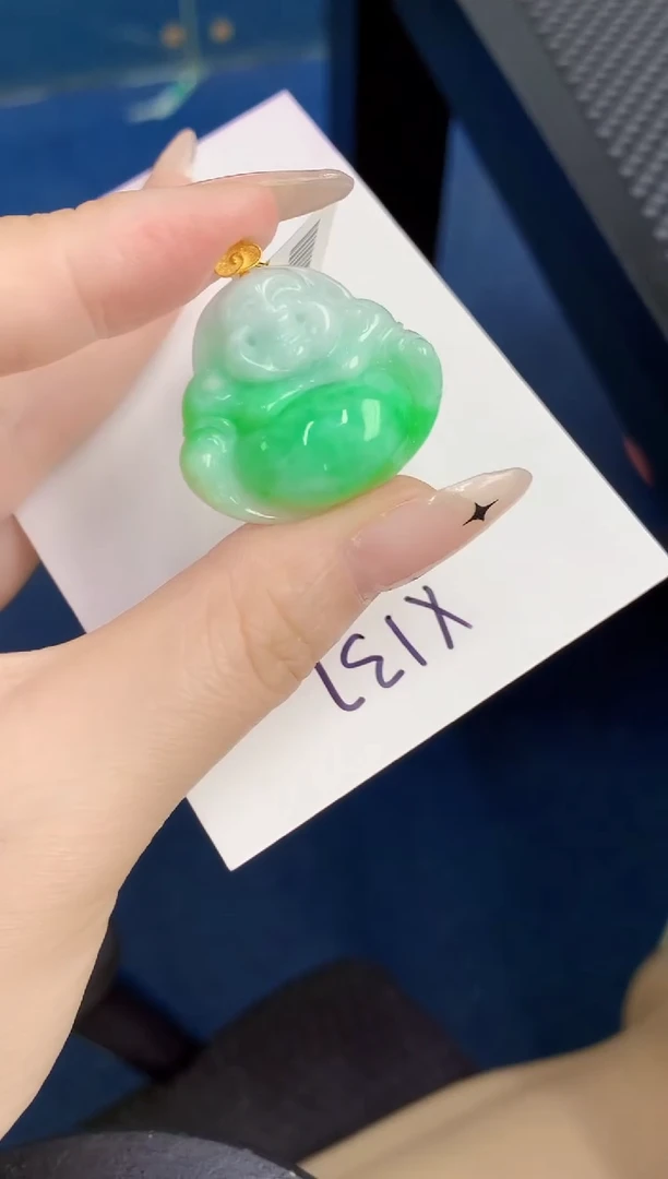 颈饰未镶嵌翡翠缅甸天然翡翠A货