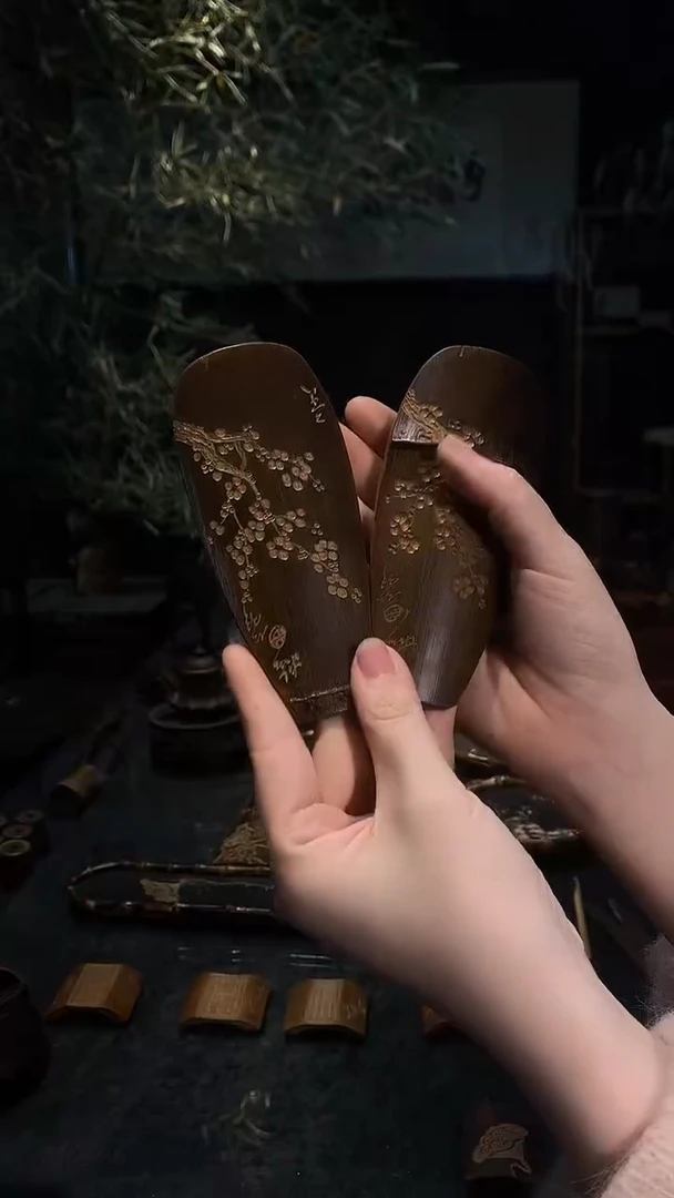 梯形梅花茶则........